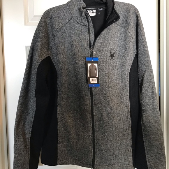 🆕 Spyder Foremost Full Zip Stryke Sweater Jacket - Picture 3 of 6
